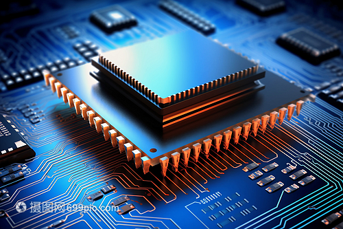 微處理器的3D概念圖 揭秘集成電路的立體世界